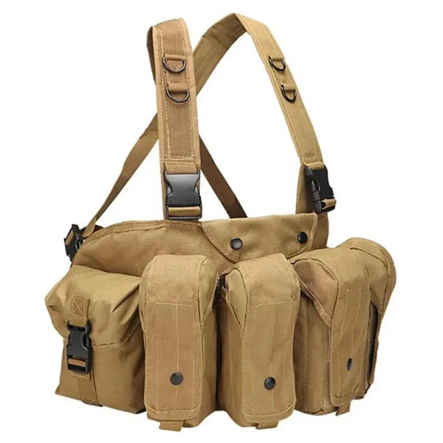 Field Equipment Tactical Vest Heavy Duty Hunting Camouflage Vest Tactical Chest Rig Multi-function Tactical Chest Rig Best Selling Tactical Gears Chest Vest for Hunting Good Quality Tactical Harness Chest Rig Pouch Tactical Modular Chest Rig
