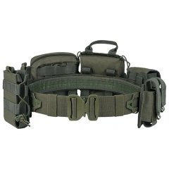 Premium Modular Equipment Training Tactical Molle Duty Belts with Pouches Outdoor High Density Material Tactical  Waist Belt  Sport enthusiasts Modular Equipment Security Utility Tactical Belt with Components Pouches Bags Holster for Security Hunting