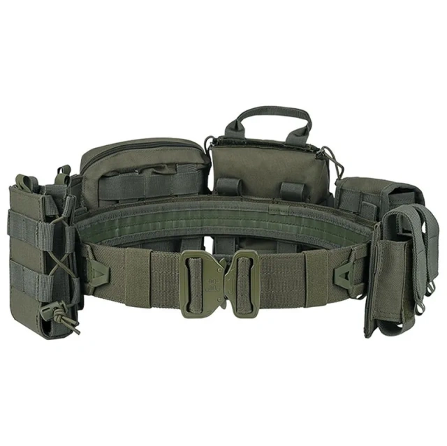 Premium Modular Equipment Training Tactical Molle Duty Belts with Pouches Outdoor High Density Material Tactical  Waist Belt  Sport enthusiasts Modular Equipment Security Utility Tactical Belt with Components Pouches Bags Holster for Security Hunting