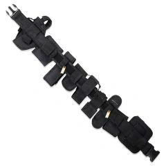 Outdoor Detachable Multifunctional Security Tactical Utility Waist Belt Nylon Adjustable Modular Equipment Outdoor Duty Belts  Modular Equipment practical Tactical Waistband Gear Set Pouch Quick Detach Outdoor Training Hunting Sport Adjustable Belt