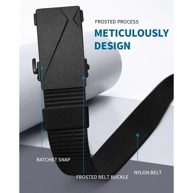 High Quality Ratchet Belts Men Nylon Web Men Casual Jeans Pants Adjustable Belt with Slide Buckle  Adjustable Fashionable Reversible multifunctional Ratchet Belt Wholesale Nylon Web Tactical Work Belt