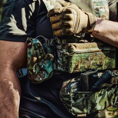 Tactical Chest Rig Tactical Molle Micro Chest Rigs Adjustable Detachable Tactical Modular Chest Rig Vest with Mag Pouch Customized Outdoor Tactical Gear Chest Rig Tactical Molle Vest Pouch Bag Carrier Camouflage Tactical Chest Rig