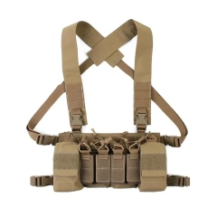 Top Selling Tactical Accessories Camouflage Chest Rig Multipurpose Tactical Chest Rig Outdoor Soft Tactical Chest Rigs military Tactical Chest Rig MOLLE Mag Pouch Radio GP Bag Camouflage Tactical Chest Rig Vest for Outdoor