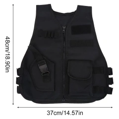 Wholesale Children Hiking Camouflage Vest Breathable Kids Tactical Waistcoat Assault Training Wear-resistant Protective Vest   Training Vest Mesh Light outdoors Breathable stab-proof Vest Breathable Lightweight Hunting Vest