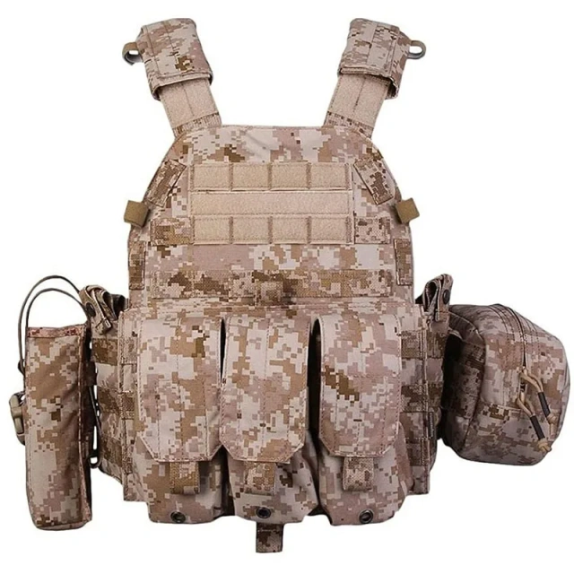 High Quality Breathable Wholesale Outdoors Tactical Vest Breathable Tactical Training Vest High Quality Training Hunting Vest Training Vest assault Vest Outdoor Multi-Function stab-proof Sports EVA Thick