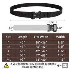 Adjustable Training Men Style Work Hiking Riggers Web Belt with Heavy Duty Quick Release Metal Buckle Tactical Belts  Outdoor Modular Equipment System Security Belts Tactical Duty Utility Versatile Modular versatile design Work Hunting Belt