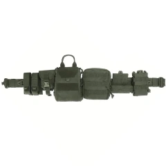 High Duty Tactical Outdoor Security Duty Training Belt Premium Outdoor Eight Piece Set Detachable and Adjustable Training Belts  Adjustable Sports Training Quick Release Tactical Belt Work multifunctional Wear-resistant Stretch Web Nylon Belt