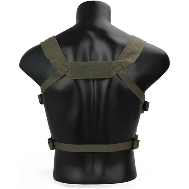 Customized Tactical Gear Vest Chest Rig Tactical Micro Vest for Hunting Camouflage Tactical Modular Chest Rig Customized Tactical Chest Mini Rig Vest Good Quality Tactics Chest Rig Training Mini Rig with Pouch