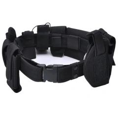 Men's Practical Detachable Belt Set Tactical Adjustable Strap Belt Inner Belt with Cell Phone Tool Bag Waist Holster Set  Wholesale Training Tactical Belts Men Work Hiking Riggers Web Belt with Heavy Duty Quick Release Metal Buckle