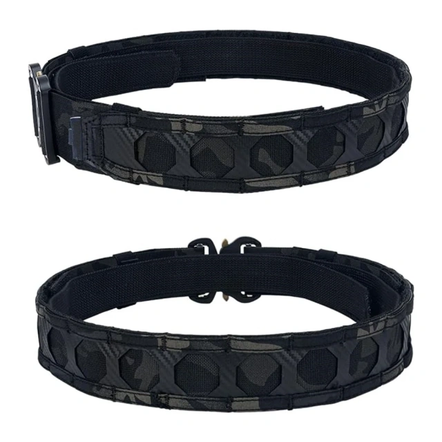 Wear-resistant Training Durable Molle Belt Quick Release Sports Rigger  Belt With Inch Inner Belts  Durable Waterproof Sport Wear-resistant Men Nylon Web Belt No Metal Nickel Free Tactical Hiking Belt