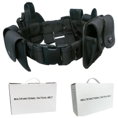 Wholesale Durable Versatile Sport Outdoor Enthusiasts Security Modular Equipment System Molded Duty Belt Tactical Utility Belt  High Quality Durable wear-resistant Tactical Duty belt Tactical Portable Gift Box Duty Security Tactical Equipment System Set