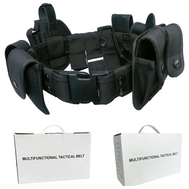 Wholesale Durable Versatile Sport Outdoor Enthusiasts Security Modular Equipment System Molded Duty Belt Tactical Utility Belt  High Quality Durable wear-resistant Tactical Duty belt Tactical Portable Gift Box Duty Security Tactical Equipment System Set