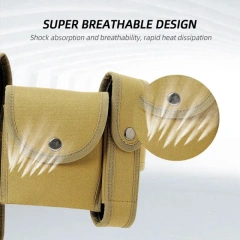 Adjustable Heavy Duty Utility Belt Quick-Release Belts with Pouch for Tactical Security Tactical Accessory Security Belt  High Quality Ratchet Belts Men Nylon Web Men Casual Jeans Pants Adjustable Belt with Slide Buckle