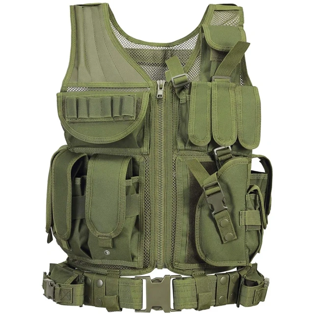 Customized Tactical Vest for Training High Quality Outdoors Hunting Training Vest Breathable Tactical Comfortable Training Vest  Hot selling outdoors Lightweight stab-proof Training Vest Senior outdoors security Training vest