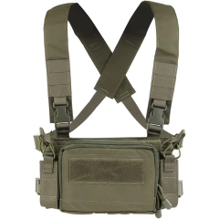 Wholesale Camouflage Tactical Vest Tactical Equipment Chest Rig Good Quality Tactical Chest Rig for Hunting Custom Tactical Hunting Vest with Molle Pouches High Quality Tactical Chest Rig Bag Tactical Molle Chest Rig Vest