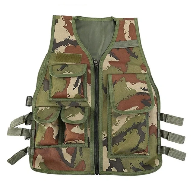 Wholesale Hiking Adjustable Kids Training Vest Breathable Outdoor Children's Assault Vest Durable Tactical Training Vest Training outdoors Paintball Vest Waterproof multifunctional Wear-resistant stab-proof Sports Training vest