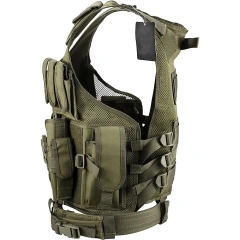 Hot Selling Outdoors Tactical Gear Vest for Training High Quality Training Vest Breathable Tactical Hunting Vest outdoors Breathable Training Vest Protective Wear-resistant Lightweight stab-proof Sports Training vest