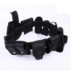 Adjustable Multi-functional Training Security Duty Belt Suitable for Outdoor Tactical Duty Missions Outdoor Tactical Belt Set  High Quality Waterproof multifunctional Wear-resistant Web Belt Durable Sports Training Adjustable Tactical Belt