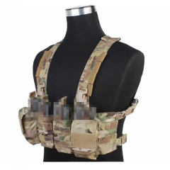 Customized Tactical Vest Chest Rig for Training Utility Tactical Chest Rig Heavy Duty Tactical Pouch Chest Rig Tactical Accessories Chest Rig Pack with Magazine Pouch Nylon Tactical Chest Rig for Men Outdoors Tactical Chest Rig