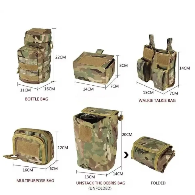 Custom Pockets Sport Enthusiasts Modular Equipment Gear Hunting Waist Security Tactical Belt Durable Duty Utility Waist Belt  Wear-resistant Nylon Belt durable outdoors Hiking Work Ratcheting Casual Men Jeans Web Adjustable Tactical Belt