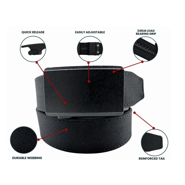 Wear-resistant Durable Men Adjustable Training Tactical Belt Adjustable Sports Training Nylon Ratchet Belt  Fashionable Premium Outdoor Enforcement Belt Tactical Belt Training Equipment Outdoor Hunting Multifunctional Tactical Belts Set