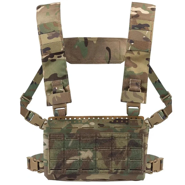 Customized Tactical Equipment Chest Rig Heavy Duty Tactical Micro Chest Rig with Pouch Tactical Plate Carrier Vest Wholesale Tactical Carrier Chest Rig with Pouches Tactical Micro Chest Rig Plate Carrier Vest Tactical Style Chest Rig