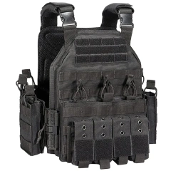 Adjustable Detachable Tactical Training Vest Lightweight Assault Training Vest Breathable Tactical Vest for Outdoorhigh-quality Training Vest Lightweight Camouflage Loaded Vest sports equipment Training Vest