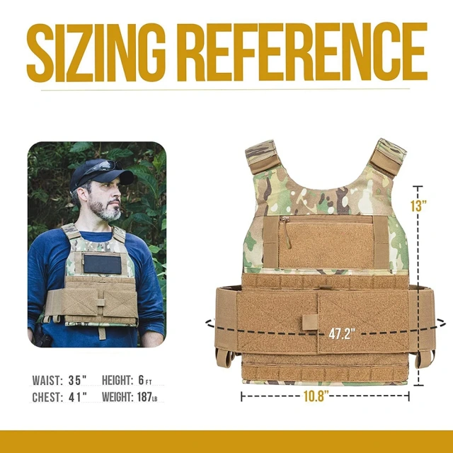 Universal Outdoors Breathable Vest Kit and Training Vest Durable Waterproof Multifunctional Anti-friction Training Vest   Adjustable Training durable Training outdoors Breathable Vest high-quality Wear-resistant Vest  Waterproof Adjustable Training Vest