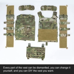 High Quality Tactical Sport Durable Vest Hunting Training Outdoors Breathable Outdoor Sports Camping Tactical Vest  Adjustable Workout Vest Men and Women multifunctional Designed Endurance Strength Training Weight Vest