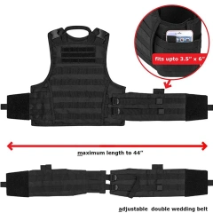 Wholesale Adjustable Tactical Vest for Hunting Wear-Resistant Durable Lightweight Training Fashionable Thickened Vest Training Expert Vest Fully Adjustable Does Wear-resistant Lightweight stab-proof Sports Training vest