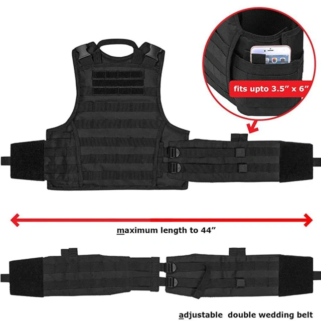 Wholesale Adjustable Tactical Vest for Hunting Wear-Resistant Durable Lightweight Training Fashionable Thickened Vest Training Expert Vest Fully Adjustable Does Wear-resistant Lightweight stab-proof Sports Training vest