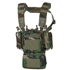 Wholesale Tactical Molle Chest Rig Heavy Duty Camouflage Tactical Chest Rig Vest for Outdoor Tactical Modular Vest Tactical Hunting Shoulder Vest Clothes with Mag Pouches Tactical Hanging Chest Rig Tactical Chest Rig Vest