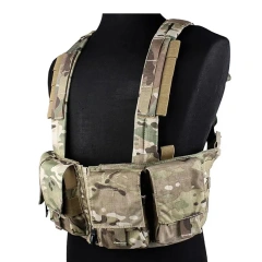 Lightweight Tactical Gear Vest Protective Tactical Chest Rig Tactical Chest Rig With Mag Pouch MOLLE Hunting Vest Hot Selling Camouflage Chest Rig Harness with Pouch Magazine Camouflage Molle Chest Rigs Hunting Tactical Chest Vest