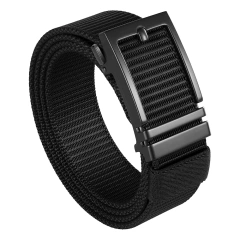 Wear-resistant Adjustable Training Ratchet Belt Durable Men Nylon Web Tactical Belt with Automatic Slide Buckle  Lightweight sport enthusiasts Tactical Pouch Sets Multifunctional Utility Kit Belt  Adjustable Duty Belt Security Duty Belts