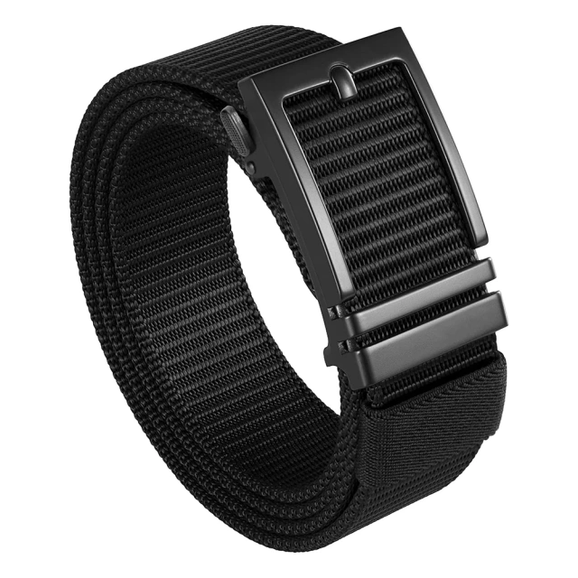 Wear-resistant Adjustable Training Ratchet Belt Durable Men Nylon Web Tactical Belt with Automatic Slide Buckle  Lightweight sport enthusiasts Tactical Pouch Sets Multifunctional Utility Kit Belt  Adjustable Duty Belt Security Duty Belts