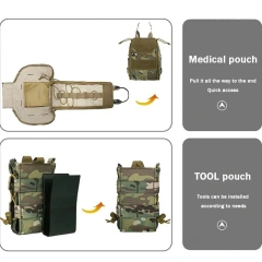 Detachable Camping Adjustable Outdoor Tactical Belts Multifunctional Eight Piece Set Detachable and Adjustable Training Belt  Lightweight Tactical Belt Riggers Belts Men and Women Quick Release Heavy Duty Men and Women Tactical Belt