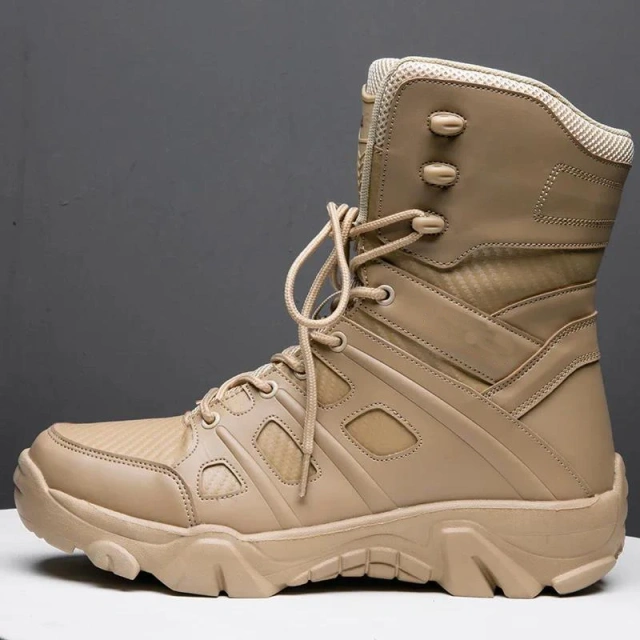 Durable Tactical Boots Tactical Desert Waterproof Work Climbing Hiking Shoes Fashionable Ankle Men Outdoor Oxford Boots Durable High Quality Minimalist Tactical Thermal Winter Casual Shoes Men Women Snow Boots Oxford multifunctional Sneakers