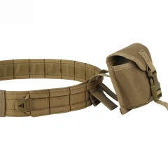Tactical Waist Bag Comfort Tactical Belt with Pouches Hunting Equipment Polyester Wallet Waterproof Outdoor Tactical Bag Pack  Men Wear-resistant Pants Shorts Elastic Braided Stretch Men Golf Casual Jeans Belts Woven Nylon Work Tactical Belts
