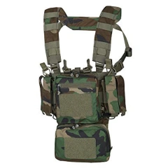 Custom Tactical Gear Chest Rig Heavy Duty Training Mini Rig Outdoor Tactical Chest Rig Vest for Hunting Training Equipment Chest Rig Outdoor Multifunctional Tactical Chest Bag Heavy Duty Camouflage Tactical Chest Rig Bag