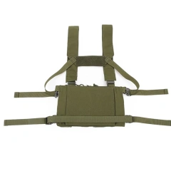 Tactical Gear Chest Rig Vest Bag Tactical Vest Chest Rig with Magazine Pouch Heavy Duty Molle Tactical Vest Custom Tactical Chest Rigs Tactical Chest Hanging Vest with Magazine Pouch Camouflage Molle Chest Rigs