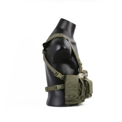 Tactical Chest Rig for Hunting Outdoor Tactical Chest Harness Vest Camouflage Tactical Chest Rig Pouch Mag Bag Tactical Vest Chest Rig with Magazine Pouch High Quality Tactic Chest Rig Vest for Men Tactical Chest Hanging Vest