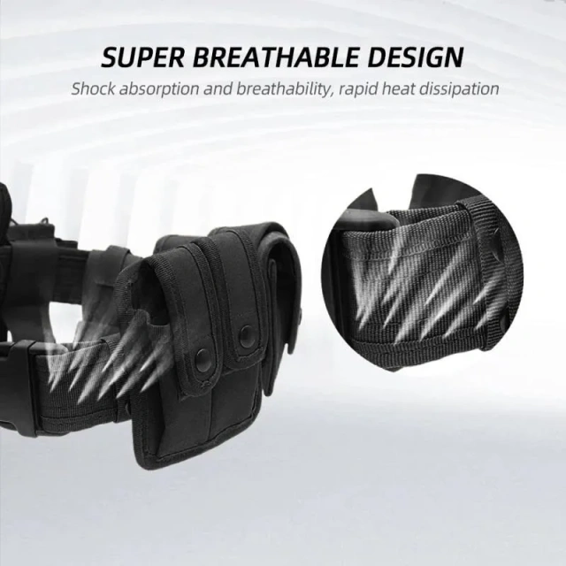 Mountaineering Outdoor Tactical Utility Belt Versatile Security Modular Equipment System Molded Duty Belt Hunting Accessories  Waterproof multifunctional Wear-resistant Reversible Casual Nylon Belt Web Tactical Work men One Belt