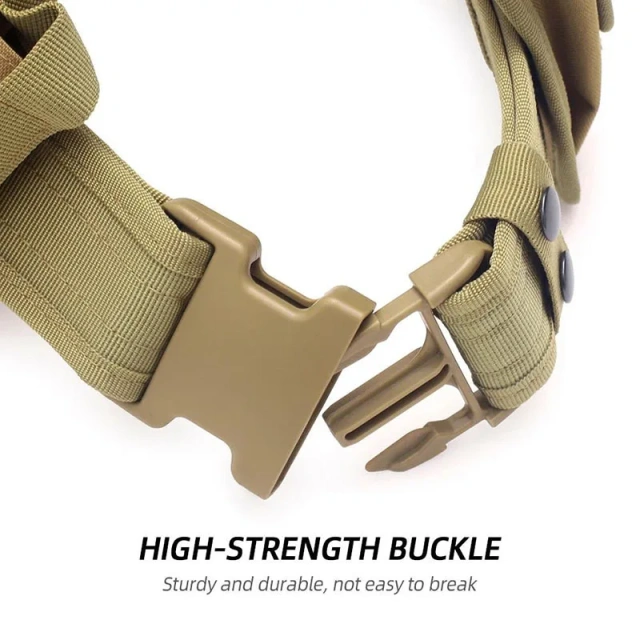 Outdoor Training Duty Belt Versatile Tactical Security Modular Equipment System Molded Duty Belts with Pouches System Holster  Hot selling Breathable Wear-resistant Lightweight Men Tactical Work Durable Belts Men Nylon Web Tactical Belt