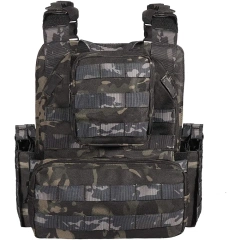 Wholesale High Quality Wear-resistant Durable Training Vest Breathable Tactical Vest for Men Outdoor Training Hunting Vest Training Vest and Chest Rig Training Chest Rig stab-proof for outdoors Breathable Paintball Training Hiking Vest