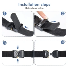 Men Multifunctional Hiking Rigger Nylon Web Work Belt with Heavy Duty Quick Release Buckle Tactical Belts  Outdoor Adjustable Camouflage Modular Equipment Tactical Belt Outdoor Comfort Training Molle Duty Belts With Tool Pouches
