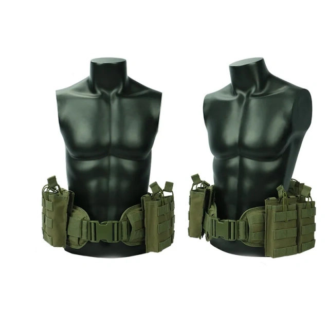 Quick Detachable Waistband Multifunctional Duty Sports Outdoor Nylon Elastic Wholesale Security Waist Belt   Adjustable Outdoor Multi Function Tactical Duty Belt Premium Lightweight Detachable Comfort Utility Belt With Tool Pouches