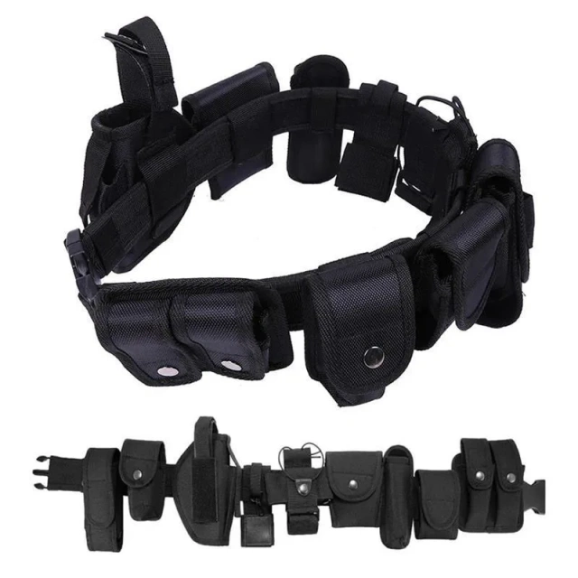 Outdoor Tactical Multi-functional Waist Belt Practical Mission Waist Support Bag Hunting Training Equipment Tactic Waist Belt  Wear-resistant Lightweight Men's Tactical Belt Heavy Duty Webbing Adjustable Nylon Belts with Metal Buckle