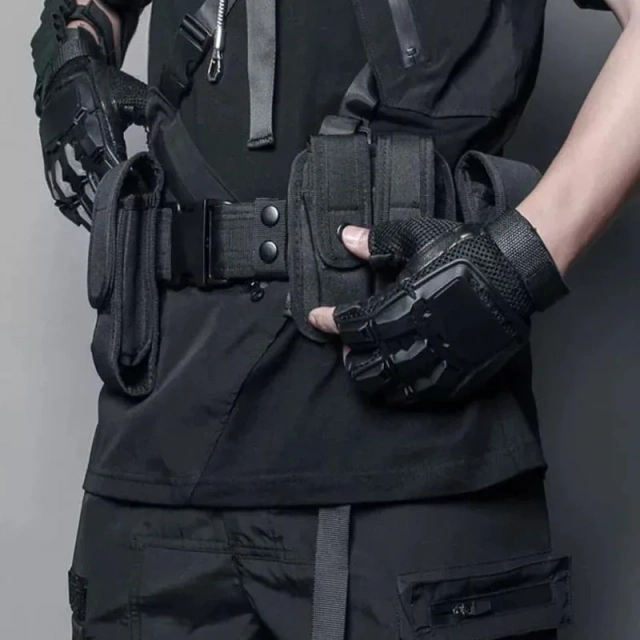 Lightweight Detachable Outdoor Multifunctional Tactical Belt Men Punk Hip Hop  Nylon Waist Belt Bag Functional Security  Wholesale Durable Reversible Ratchet Belts Men Tactical Durable Nylon Web Outside Tail Golf Belt