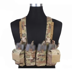 Best Selling Tactical Chest Rig Vest Tactical Recon Vest with Magazine Pouch Camouflage Chest Rig Harness for Hunting Outdoor Camouflage Chest Rig Bags New Men Women Protective Tactical Vest Soft Tactical Chest Rigs with Pouches