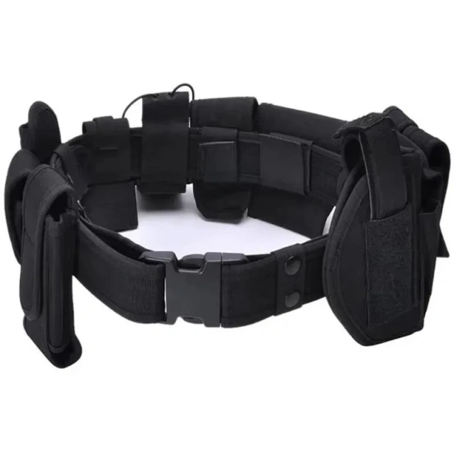 Quick-release Buckle Multi-functional Tactical Belt Training Equipment Outdoor Hunting Multifunctional Tactic Waist Belt  Hot selling Wear-resistant Training Lightweight Durable Reversible Ratchet Belt Nylon Web Tactical Work Belt